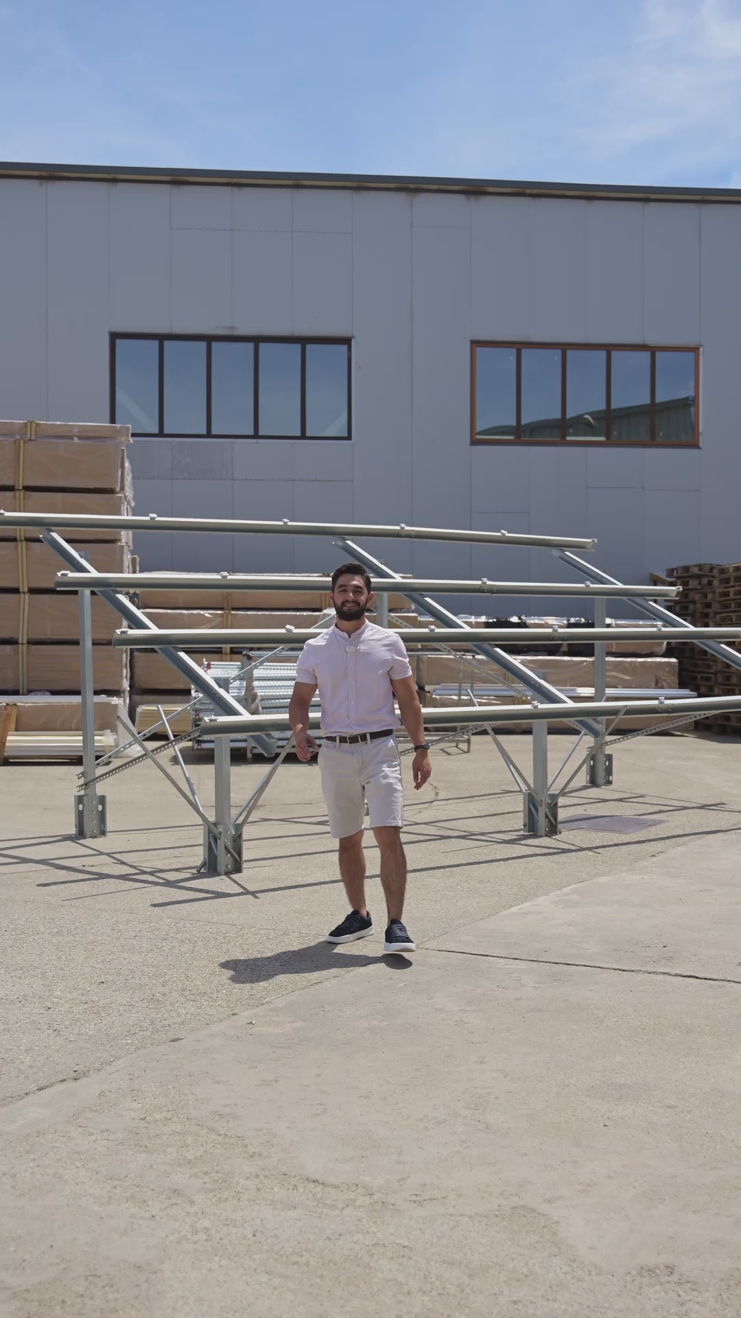 Structură Panouri Fotovoltaice Sol 10 Panouri - Model X 25° S350 ZM310
