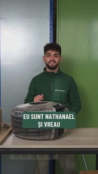 Copex Tub gofrat ignifug flexibil negru soft fara fir HF UV - 50m.