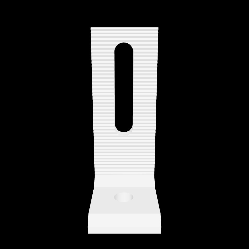 Adaptor coltar surub ancora, prindere profil tip C, 40x80mm, aluminiu