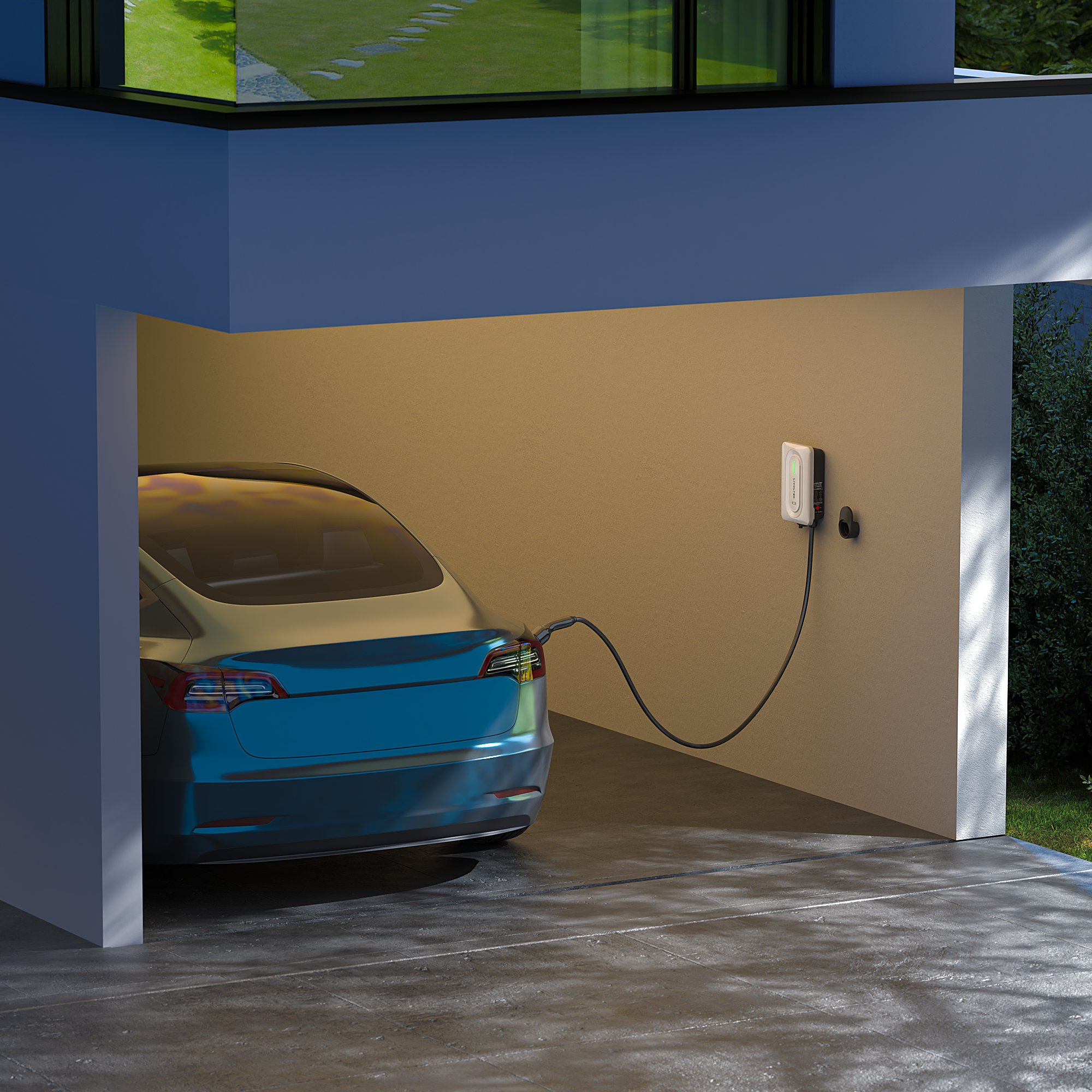 LIVOLTEK Stație Încărcare AC 11 kW – R110, 400Vac, WiFi/4G/Ethernet, RFID, Tip 2, Cablu 5m