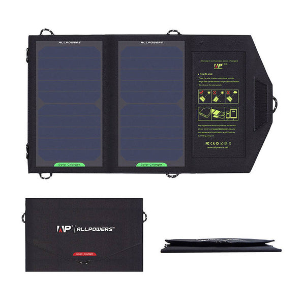 Panou Solar Fotovoltaic Portabil 10W Allpowers AP-SP5V