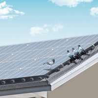 Plasa de protectie panouri fotovoltaice, otel zincat 20cm L=30 m cu sistem de fixare inclus