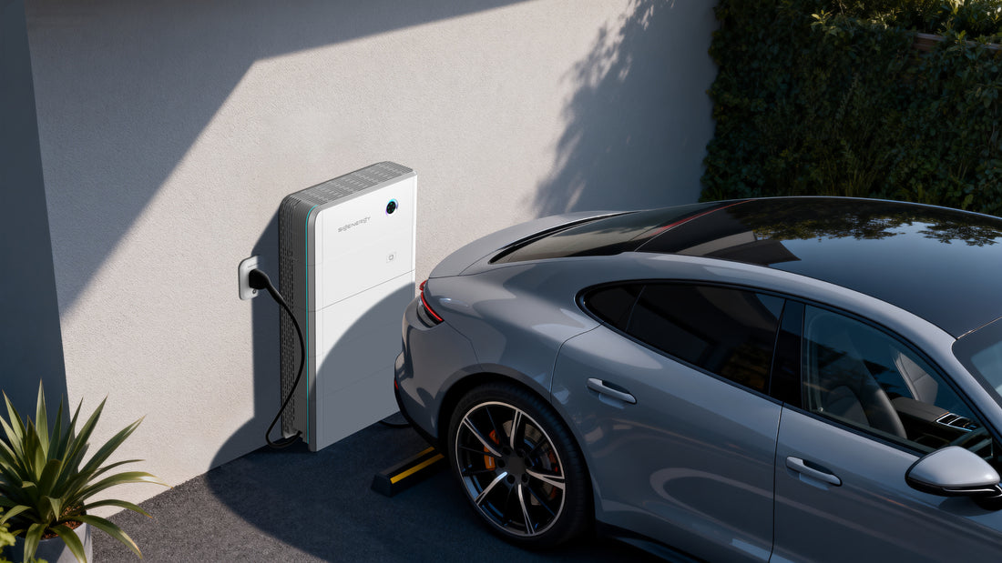 Modul Sigenergy SigenStor EV DC integrat lângă locuință