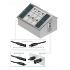 Conector cablu solar MC4 Stäubli Evo Ready fara seritizare mama+tata