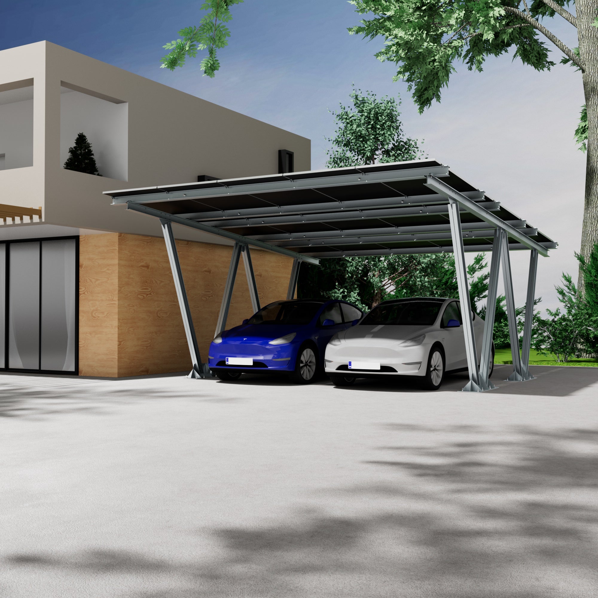 Carport Fotovoltaic 2 locuri