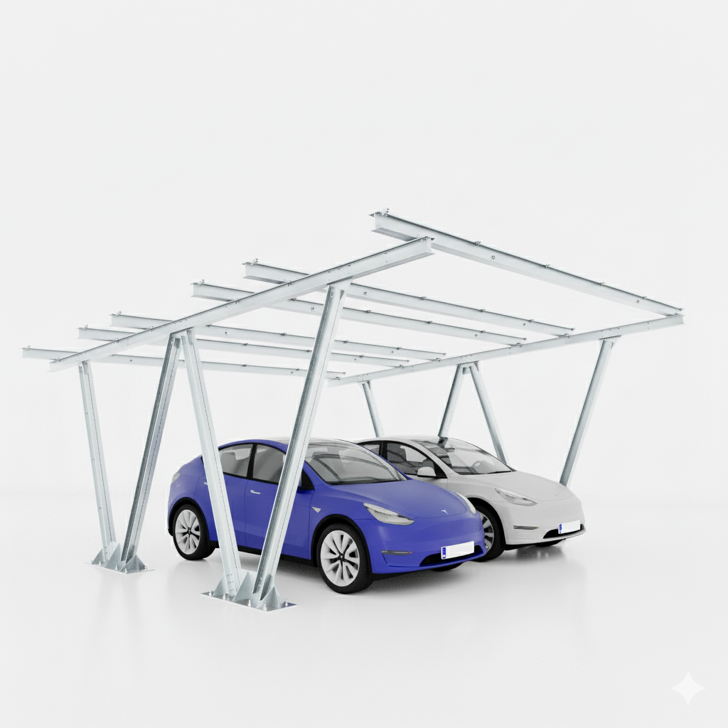 Carport Fotovoltaic 2 locuri ca. 7.5 kWp