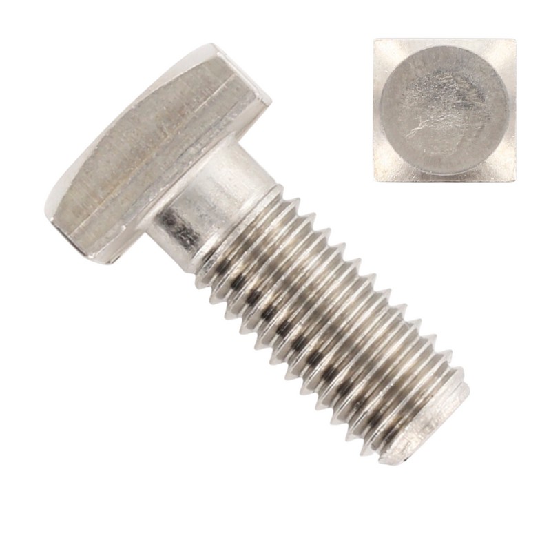 Surub cap patrat M10x25mm, SW17, otel inoxidabil A2 (304)-70, FI