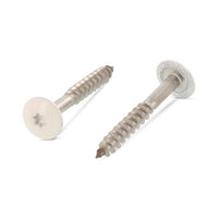 Surub lemn dulgherie cap stea colorat - 5,5 x 25 mm - RAL 9001 - 100 buc. - Admira Distribution