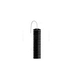 Copex Tub gofrat flexibil negru soft cu fir HF UV - 50m.