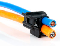 100 buc. - Clips lateral pentru cablu solar 2x6mm C1, PA. UV